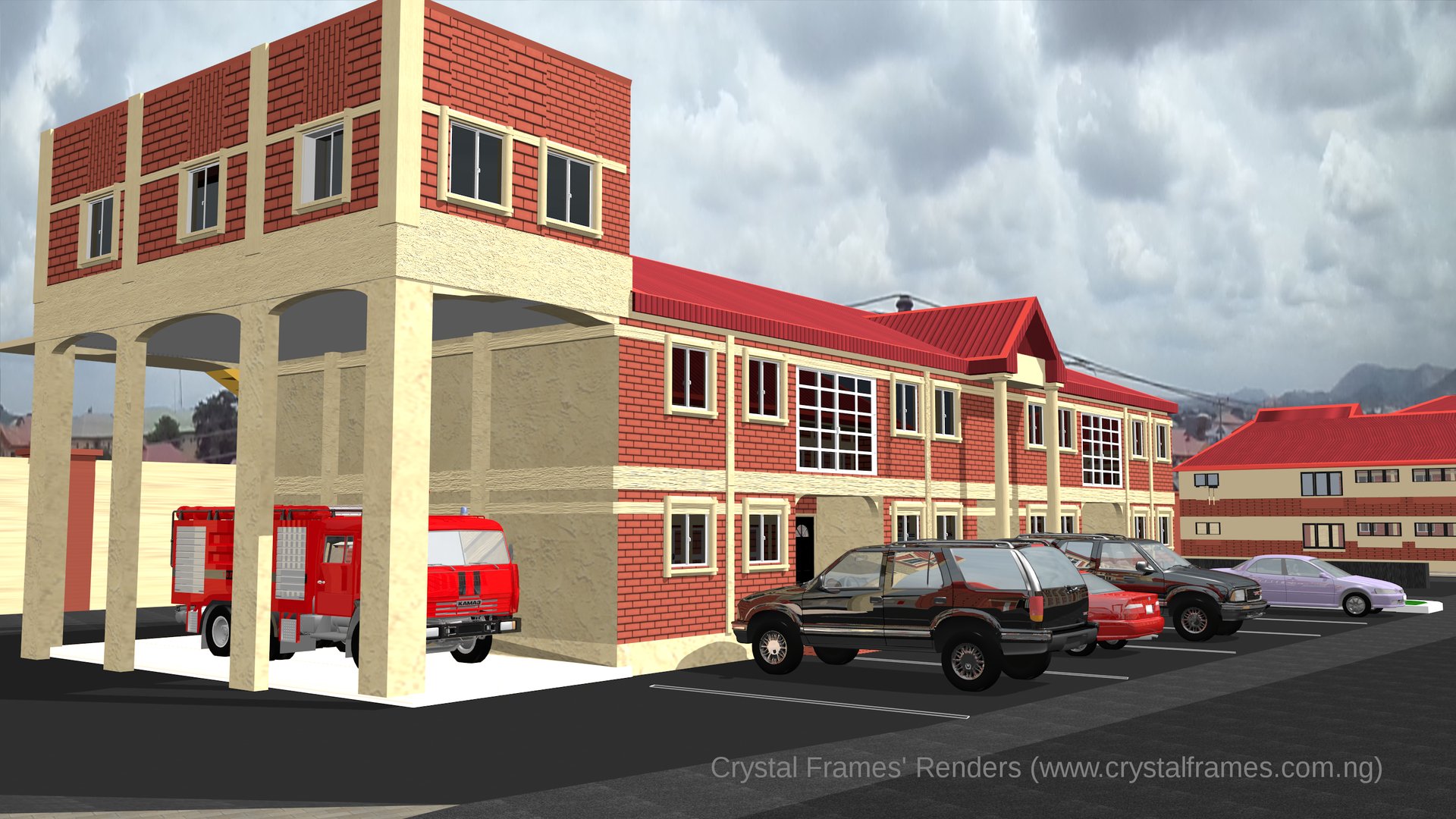 Dutse Market, Dutse, Abuja, Nigeria. [Admin Building]